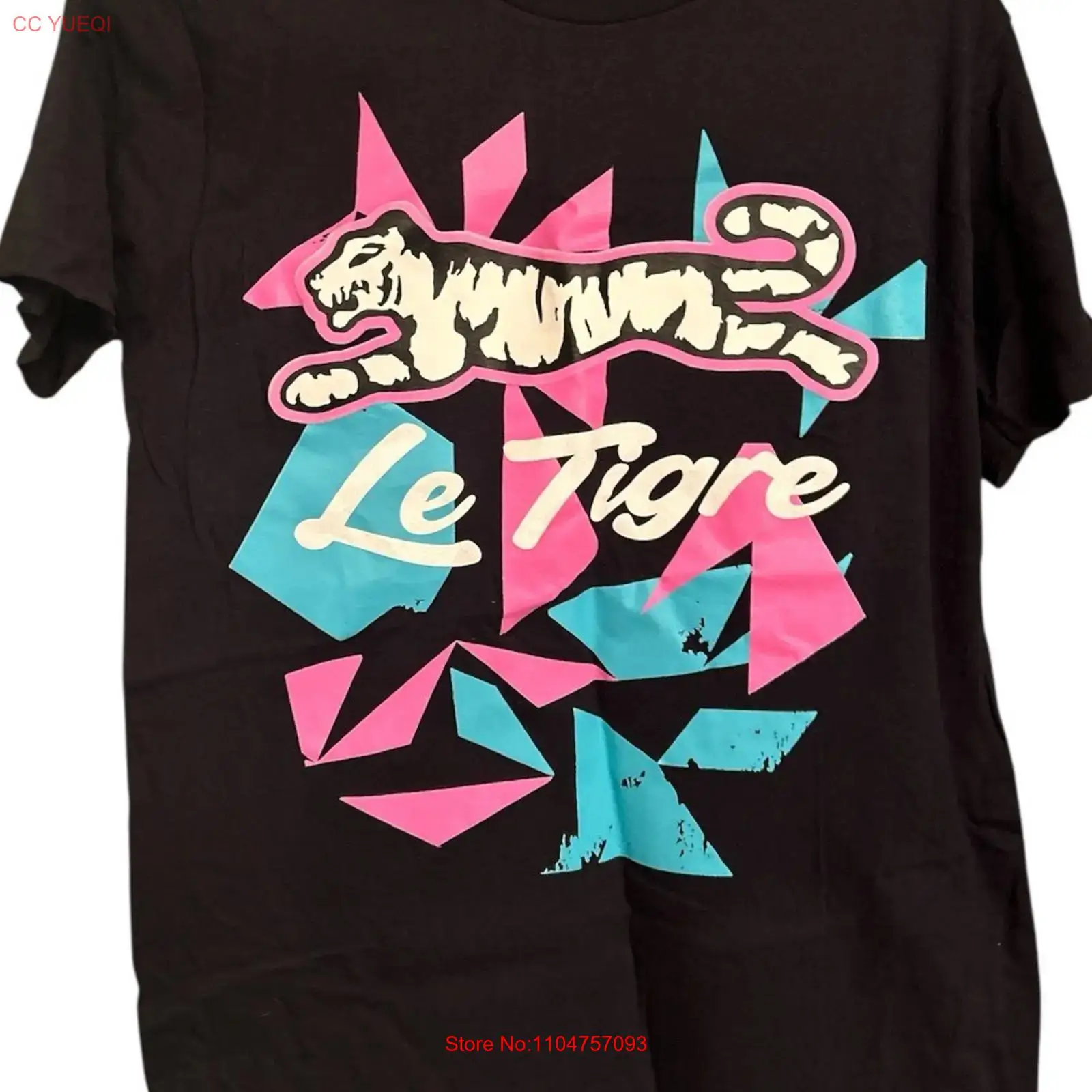 Vintage Fashion Logos - T-shirt retrò da uomo Le Tigre,