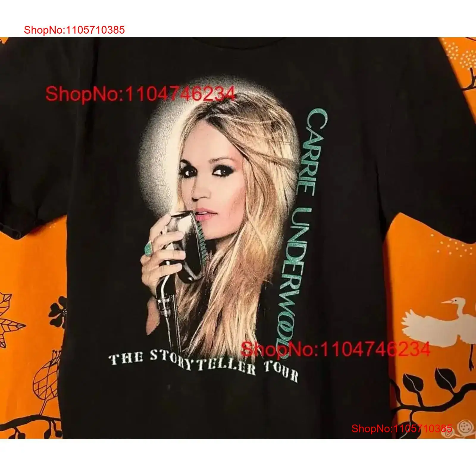 Thrift Vintage Fashion Usa - T-shirt Carrie Underwood Unica, Vintage Country,
