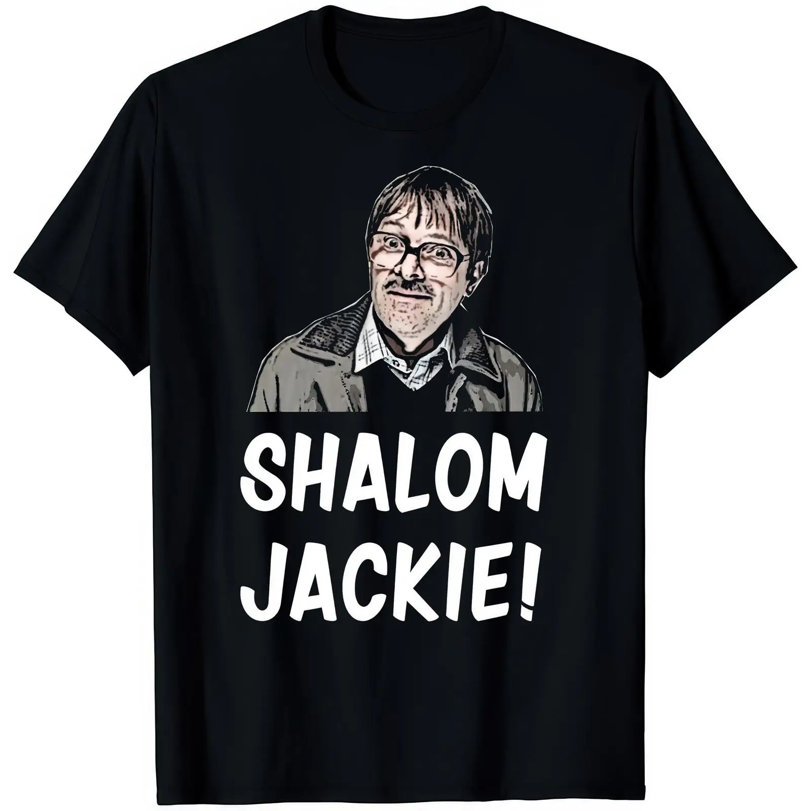 Vintage Fashion Uk - Shalom Jackie Maglietta con Frase Divertente