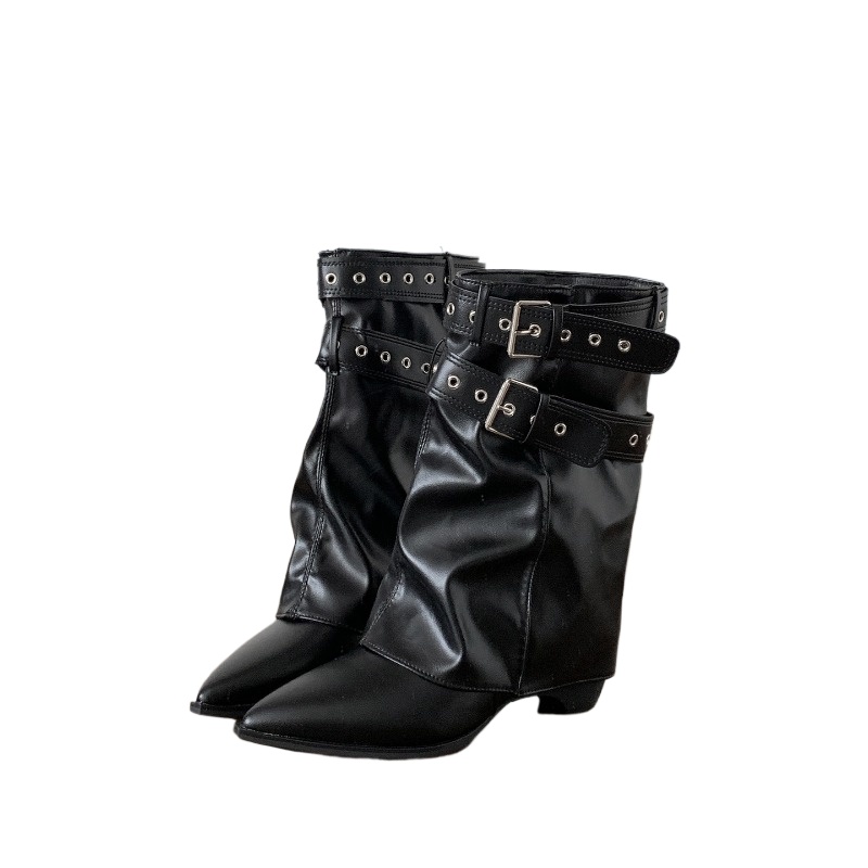 Vintage Fashion Ladies - Stivali da donna alla moda con