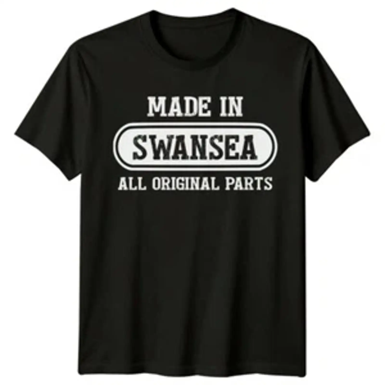 Vintage Fashion Uk - T-shirt da uomo Made In Swansea