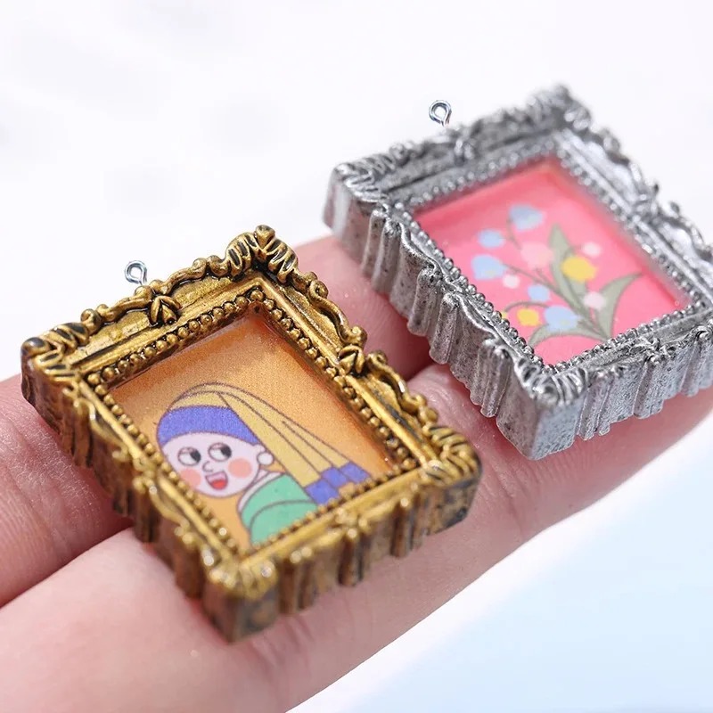 Vintage Fashion Earrings - 10 Pezzi Cabochon Flatback Vintage in