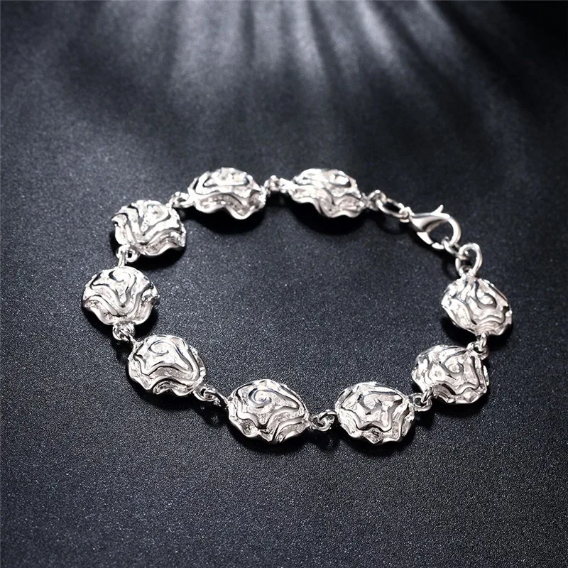 Vintage Fashion For Sale - Bracciale alla moda in argento sterling