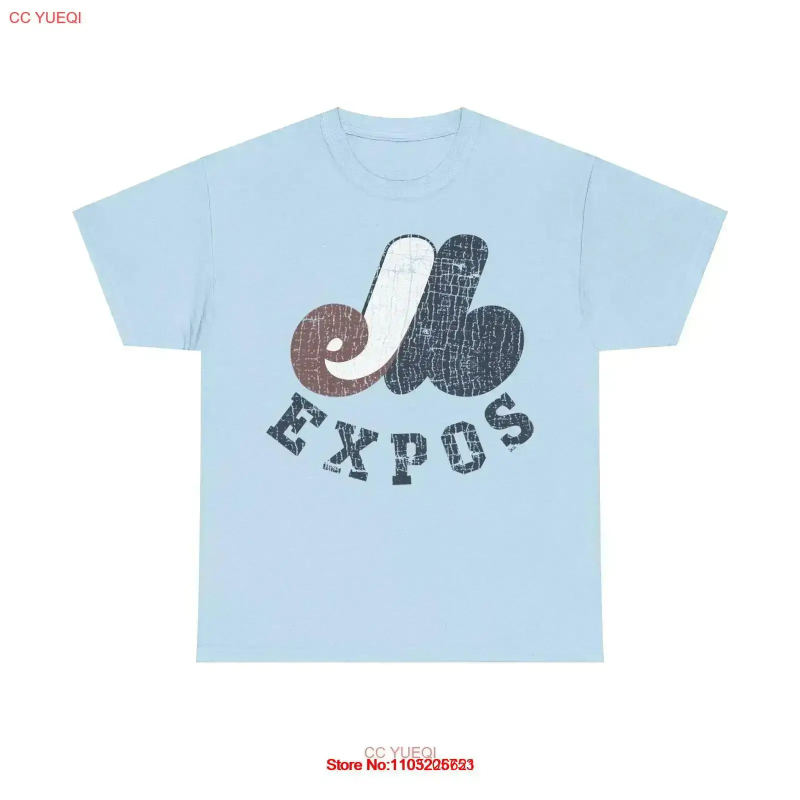 Vintage Fashion Logos - Montreal Expos T-shirt da baseball con