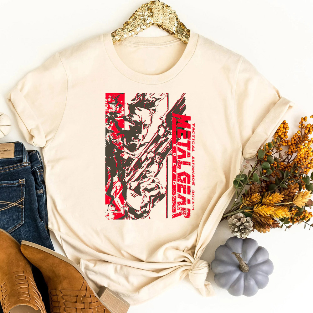 Vintage Fashion For Sale - Maglietta Metal Gear Solid per adolescenti,
