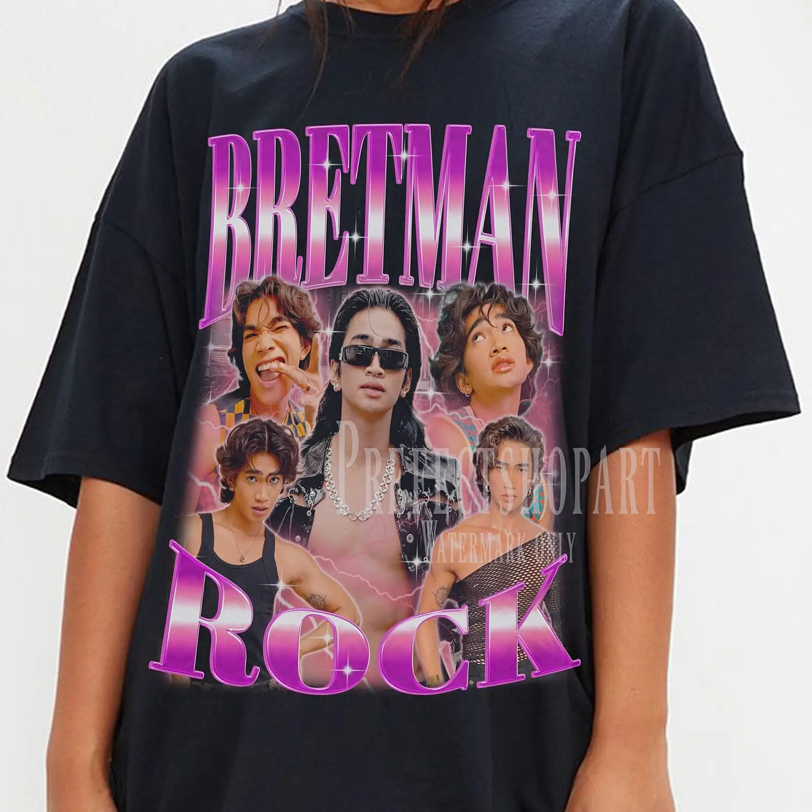 Vintage Fashion Influencer - T-shirt Bretman Rock Retro Vintage per