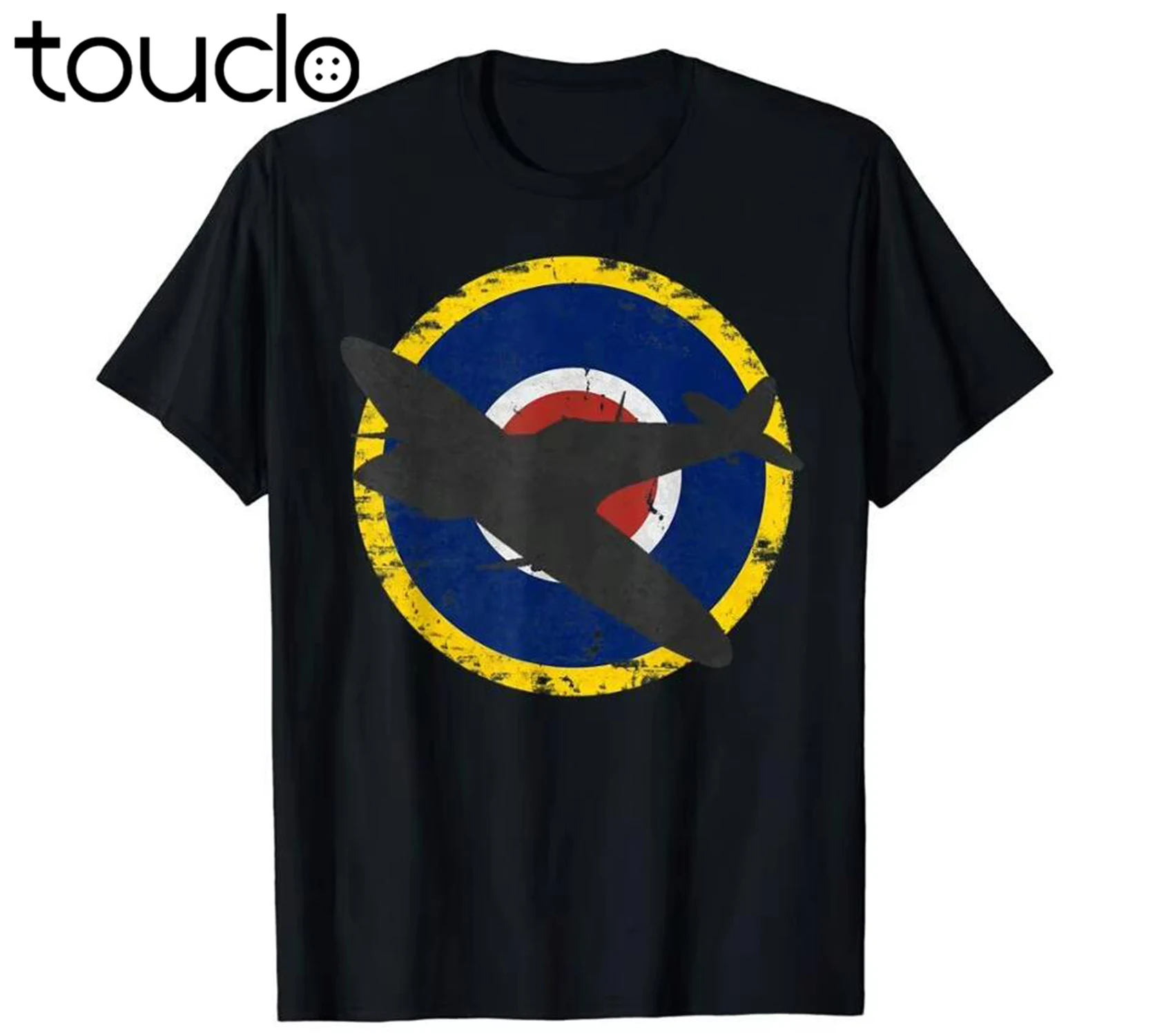 Vintage Fashion Logos - T-Shirt Spitfire British Wwii Fighter Vintage