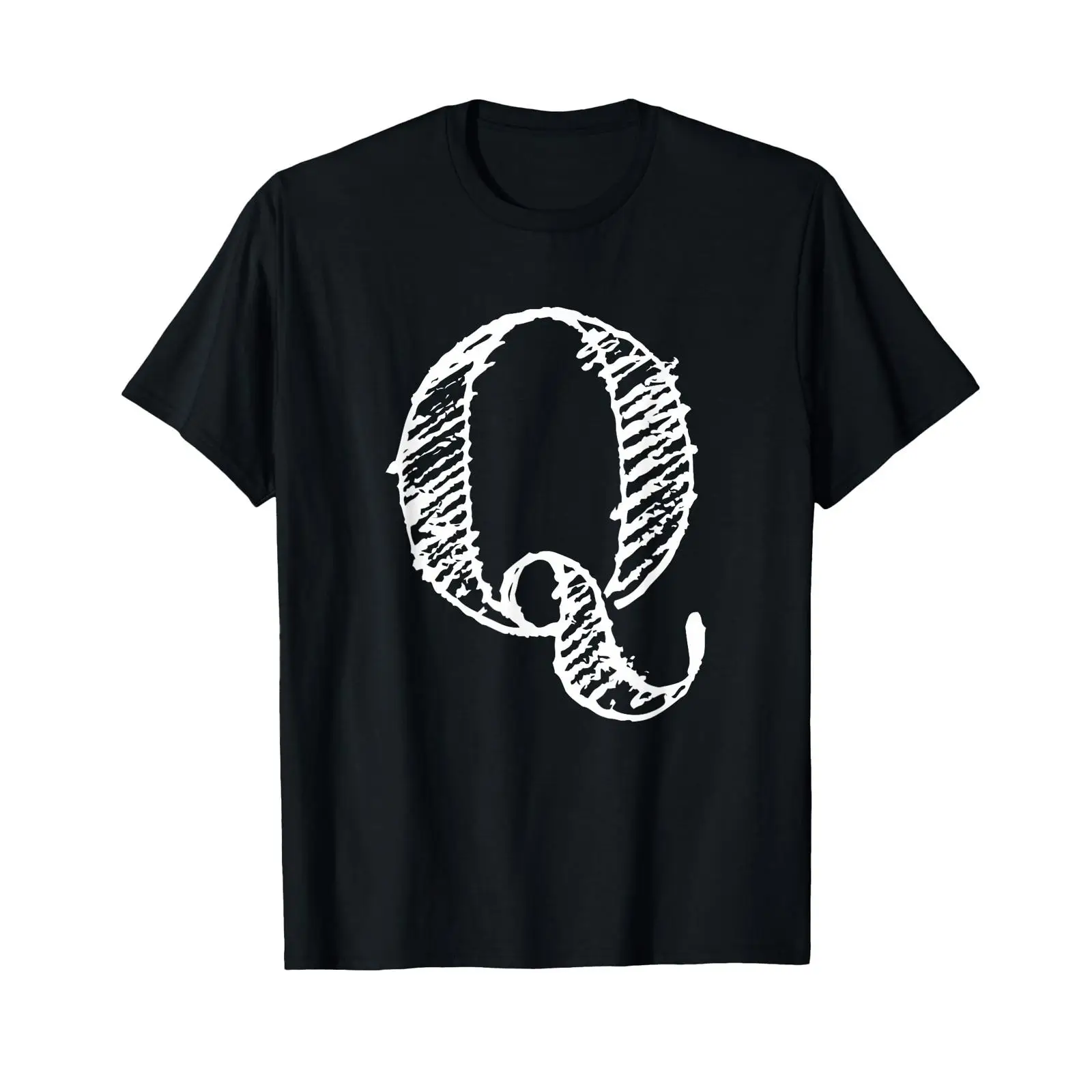Vintage Fashion Font - T-shirt con lettera Q in carattere