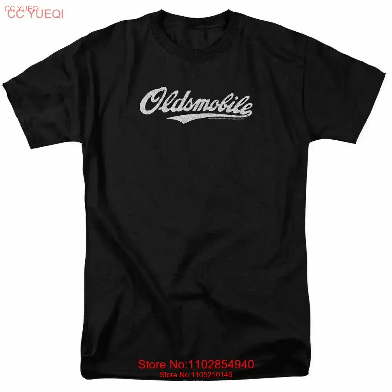 Vintage Fashion Logos - Oldsmobile Cursive Logo T Shirt Uomo
