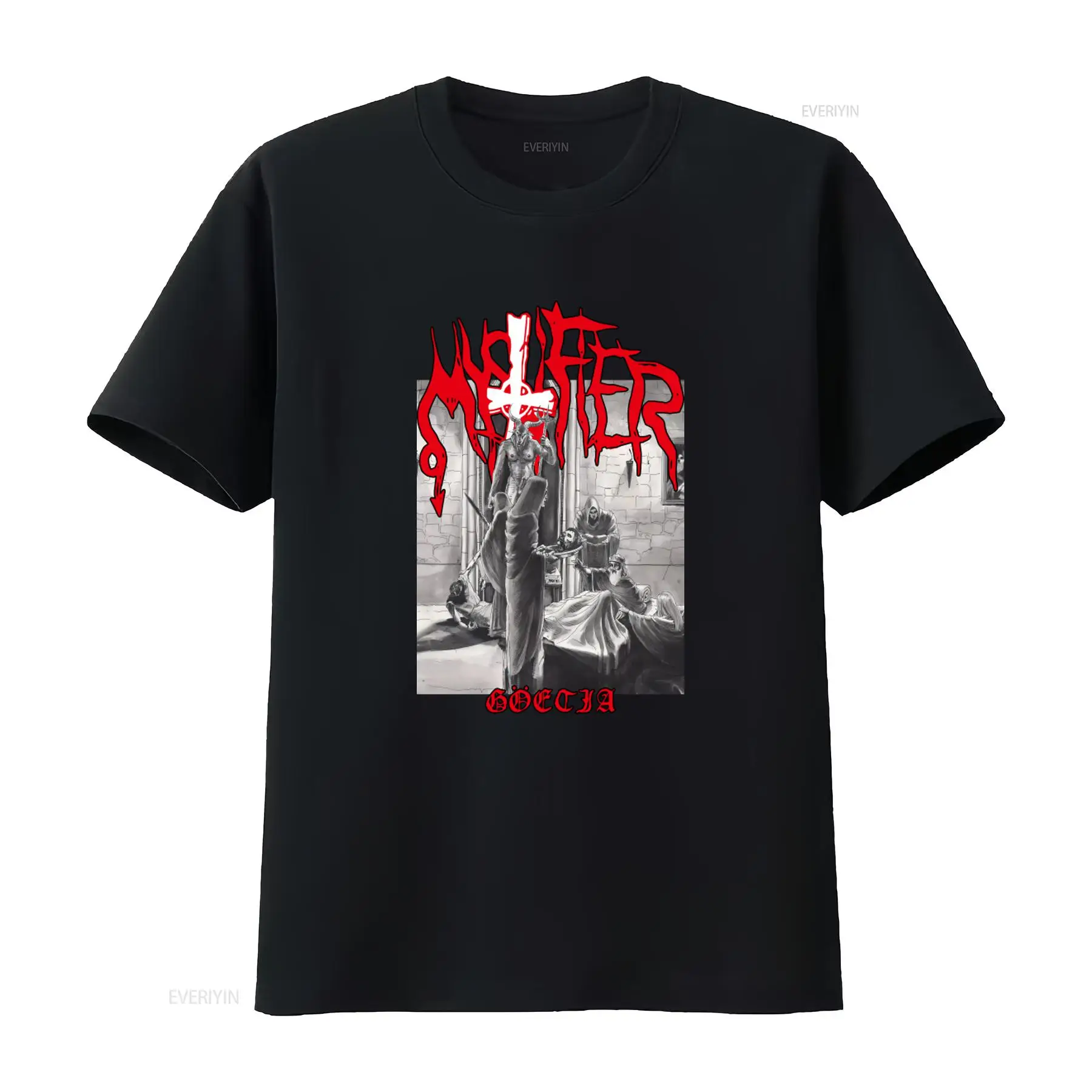 Vintage Fashion Influencer - Maglietta Black Metal Mystifier Goetia con