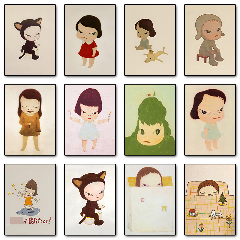 Vintage Fashion Wall Art - 1 quadro su tela senza cornice,