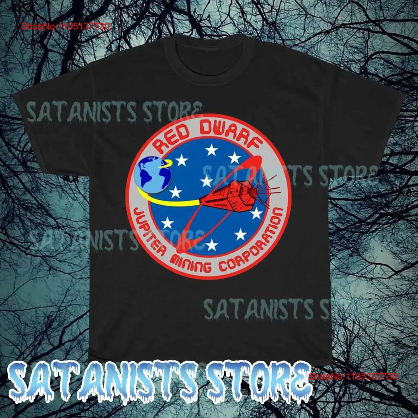 New Red Dwarf Logo T-shirt da  - Vintage Fashion Logos recensione e prezzo