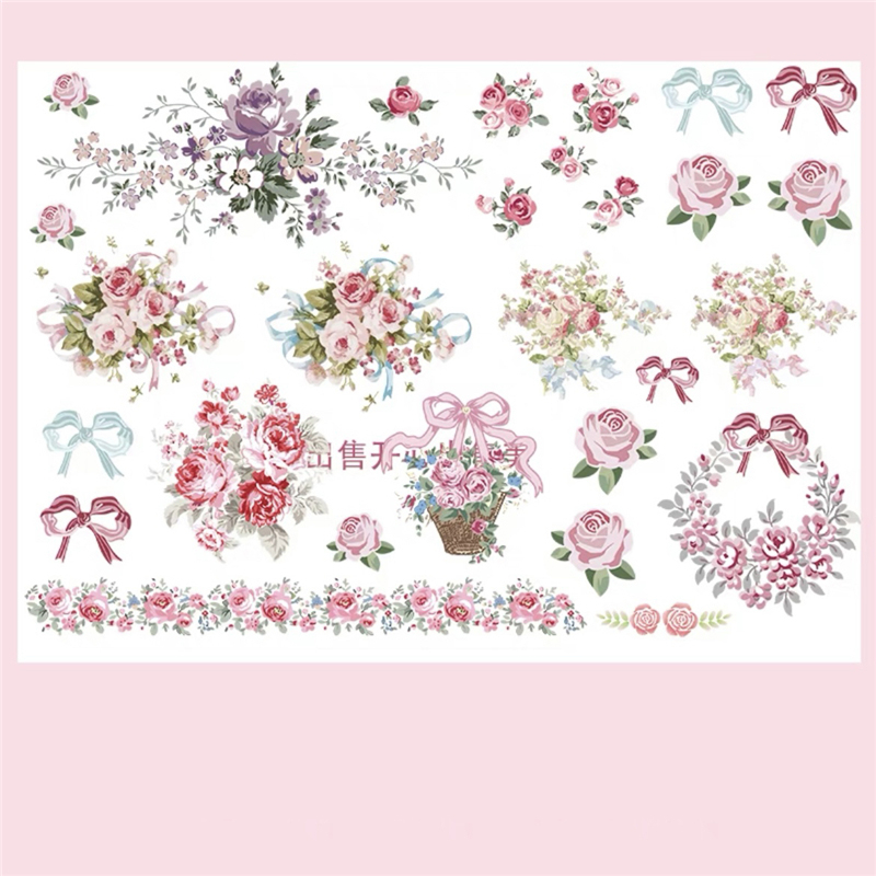 Adesivi del mughetto Cesto di  - Vintage Fashion Wallpaper recensione e prezzo