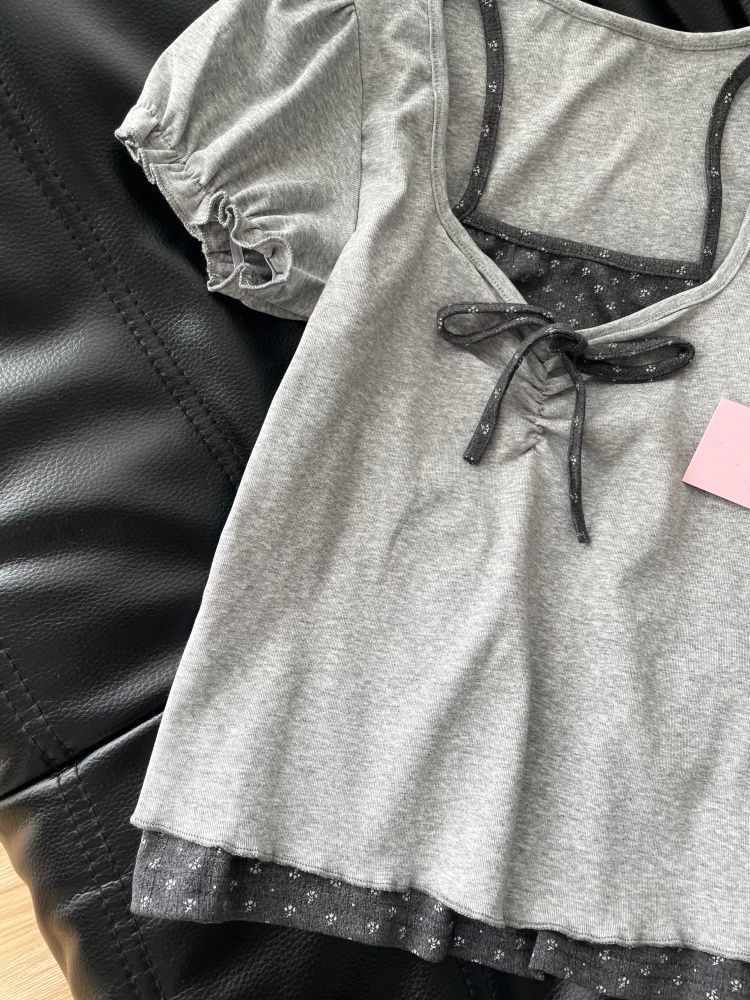 Top Corto Estetico con Maniche - Vintage Fashion Korea recensione e prezzo