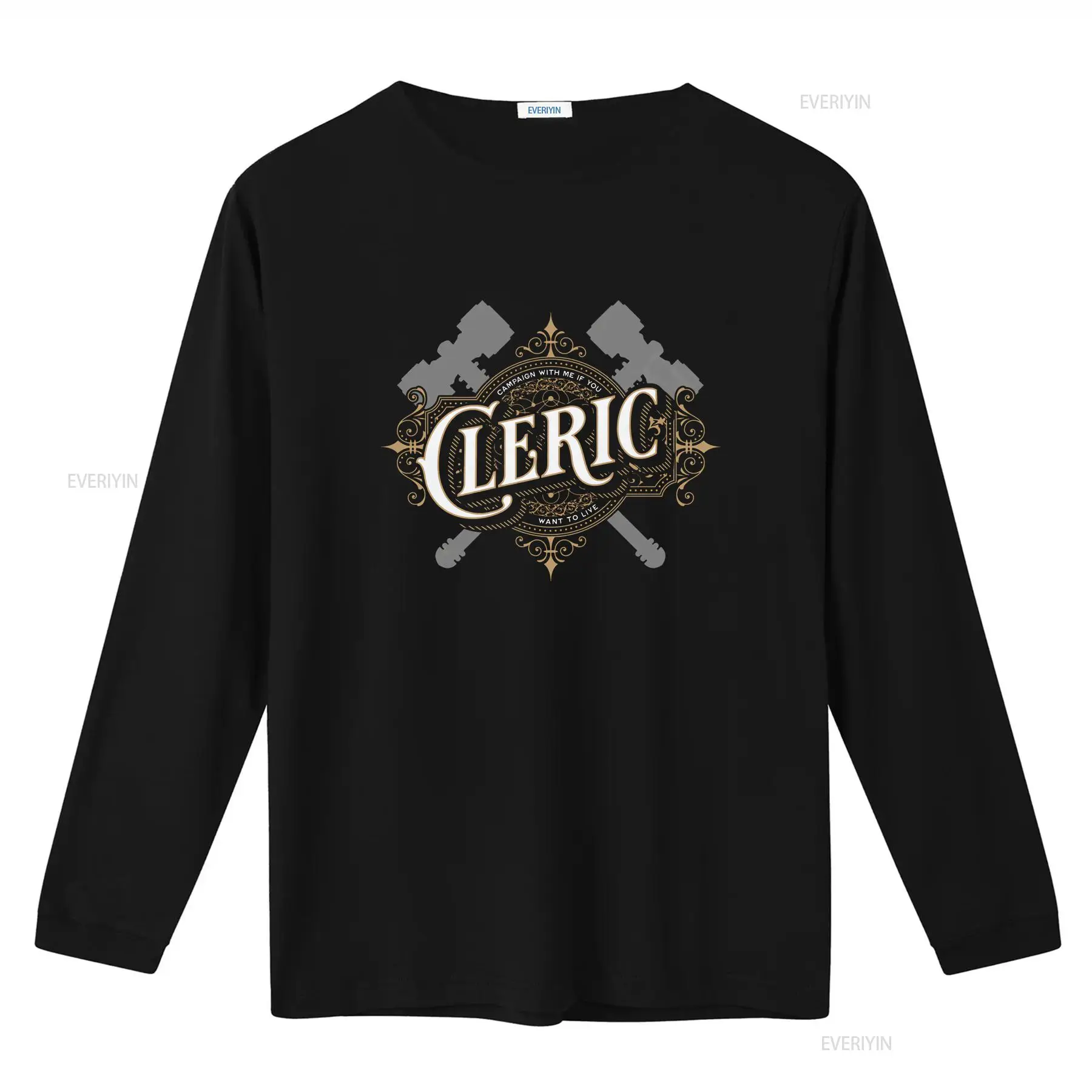 Maglietta DnD Cleric con font  - Vintage Fashion Font recensione e prezzo