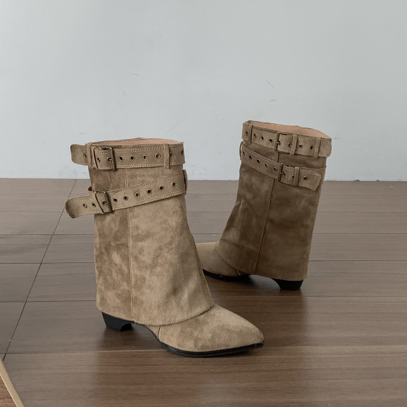 Stivali da donna alla moda con - Vintage Fashion Ladies recensione e prezzo