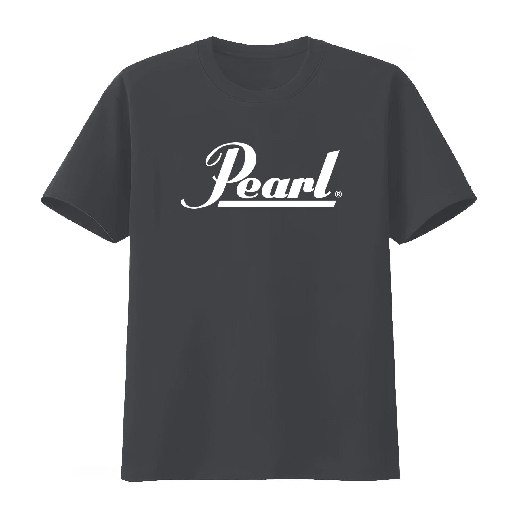 T-shirt Pearl Drums Logo Nero  - Vintage Fashion Icons recensione e prezzo