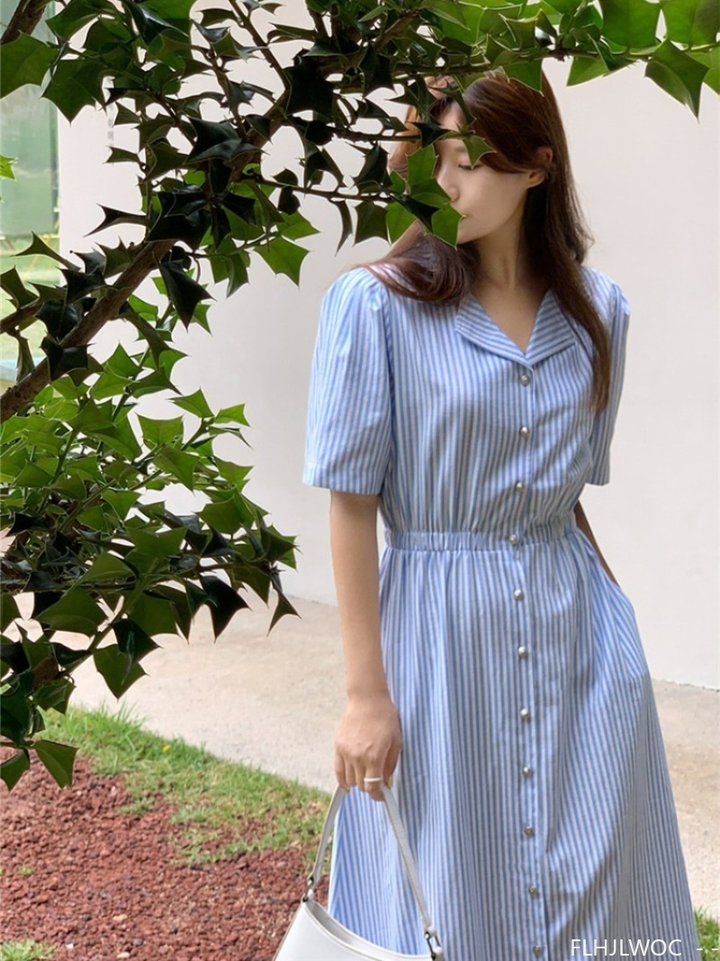 Abiti femminili in lino di cot - Vintage Fashion Korea recensione e prezzo