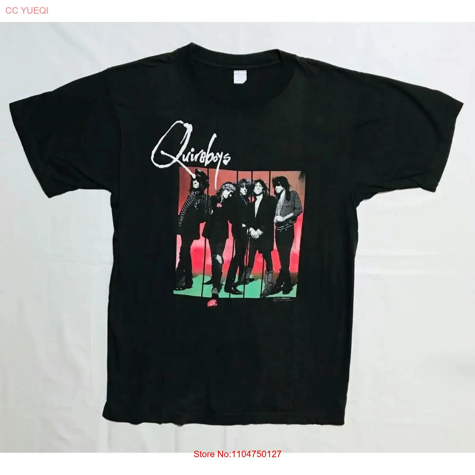 T-shirt THE QUIREBOYS UK TOUR  - Vintage Fashion Uk recensione e prezzo
