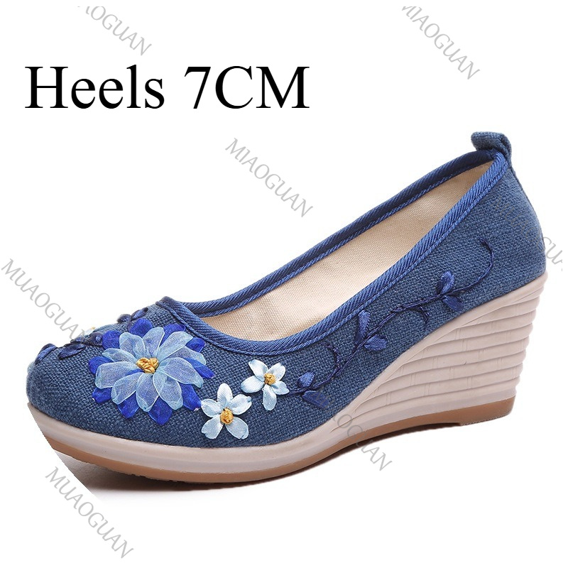 Scarpe con Zeppa Ricamate da D - Vintage Fashion Ladies recensione e prezzo