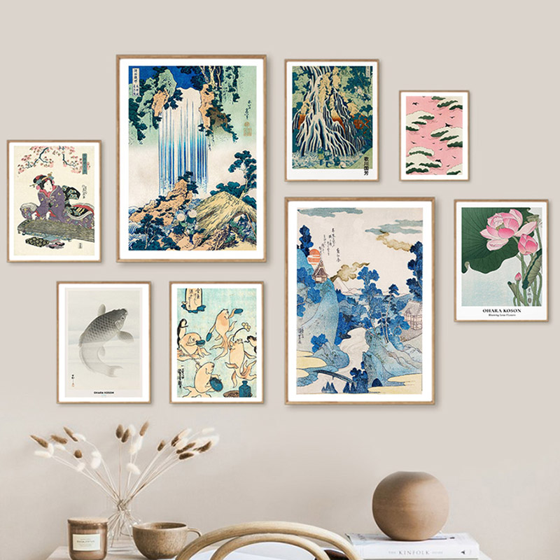 Hokusai Ohara Koson Poster d'a - Vintage Fashion Wall Art recensione e prezzo