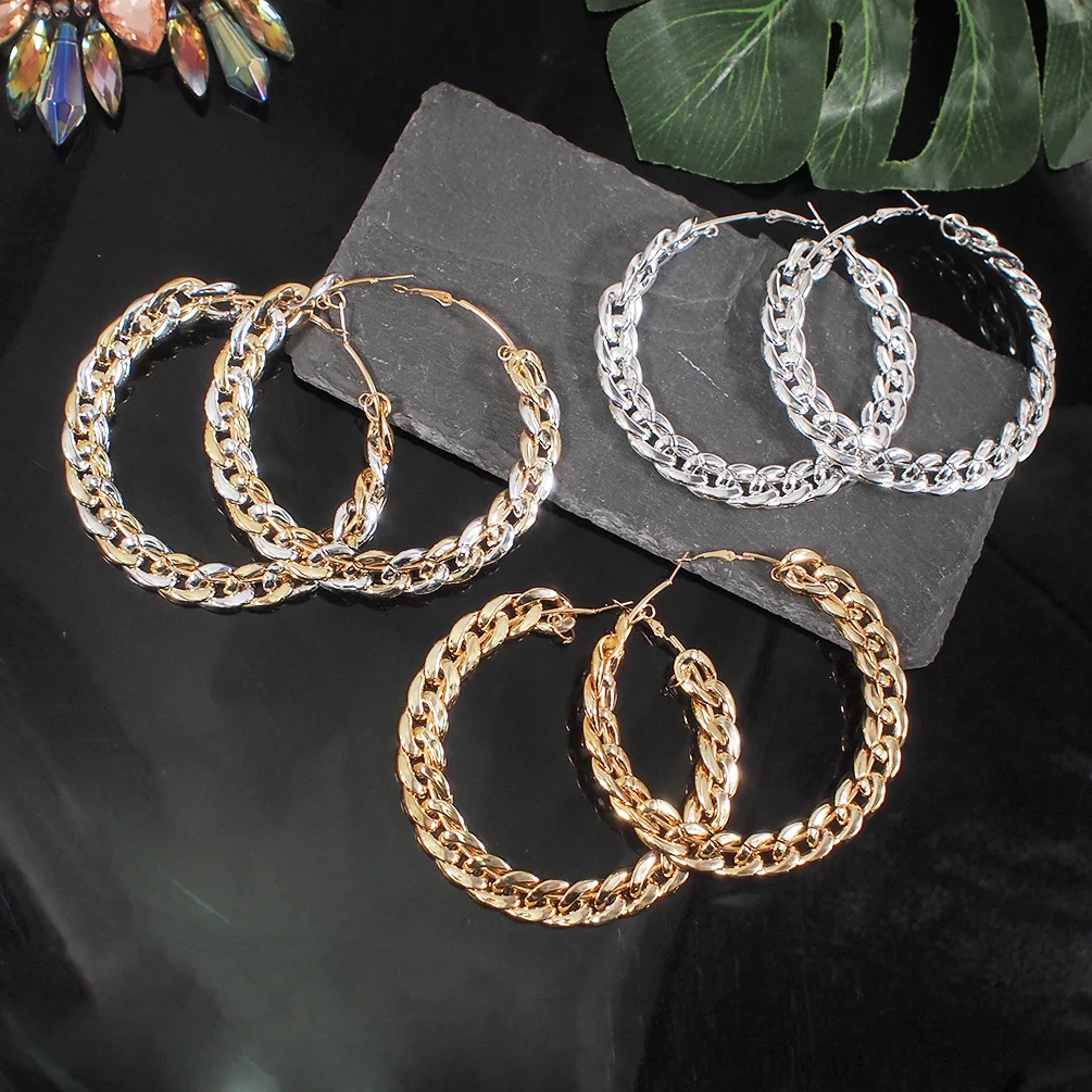 Orecchini a cerchio con catena - Vintage Fashion Korea recensione e prezzo