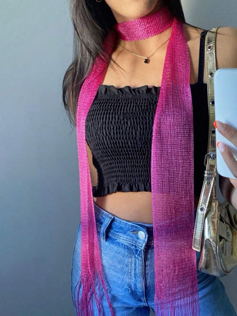 Sciarpa vintage unica con napp - Vintage Fashion Outfit recensione e prezzo