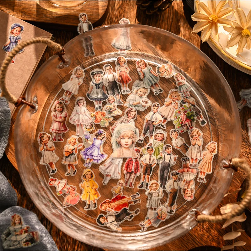 50 Pezzi di Adesivi Vintage pe - Vintage Fashion Dolls recensione e prezzo