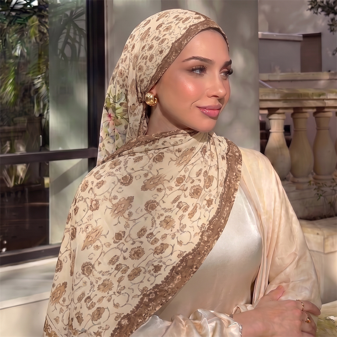 Hijab Vintage con Stampa Flore - Vintage Fashion Ladies recensione e prezzo