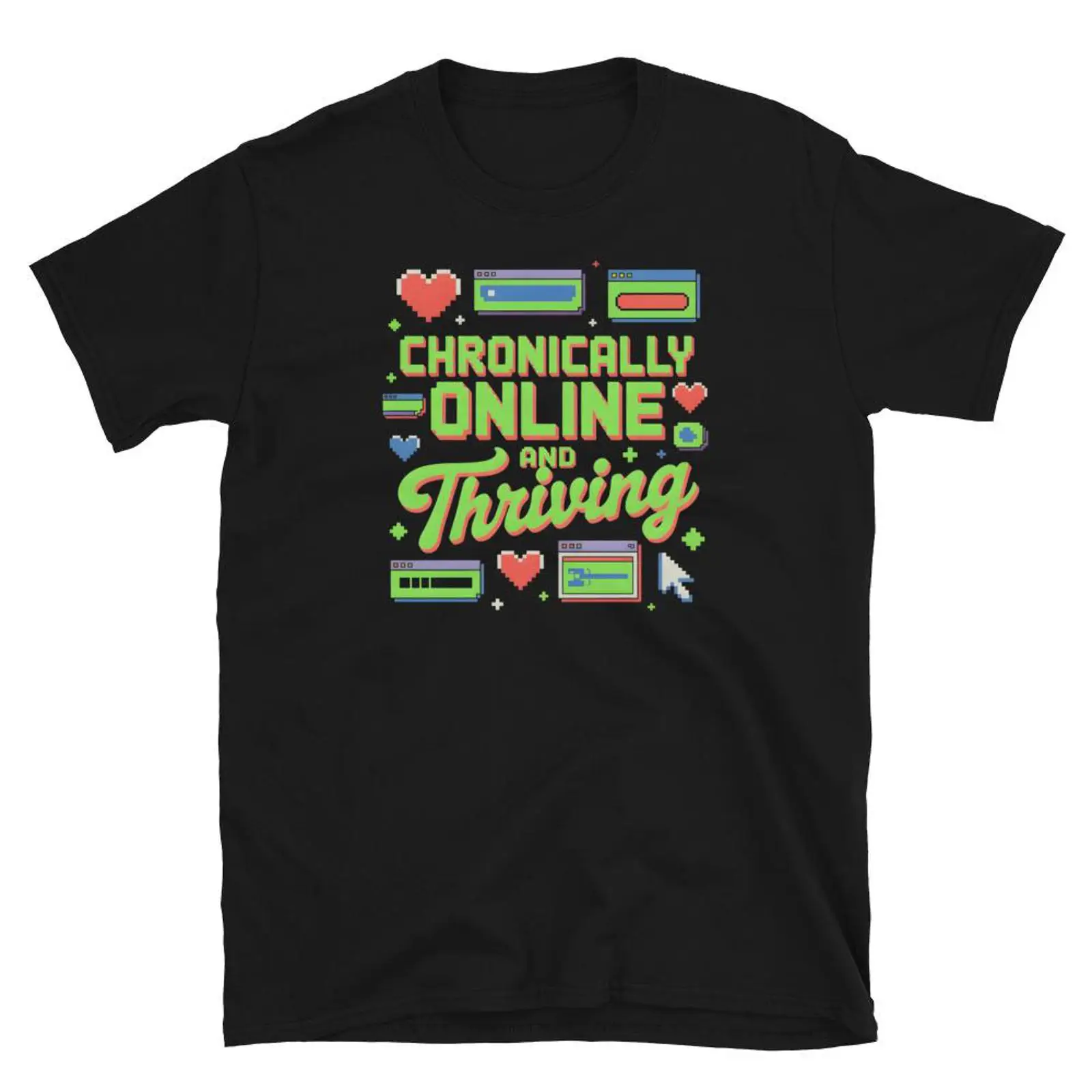 Maglietta 'Chronically Online  - Vintage Fashion Gen Z recensione e prezzo
